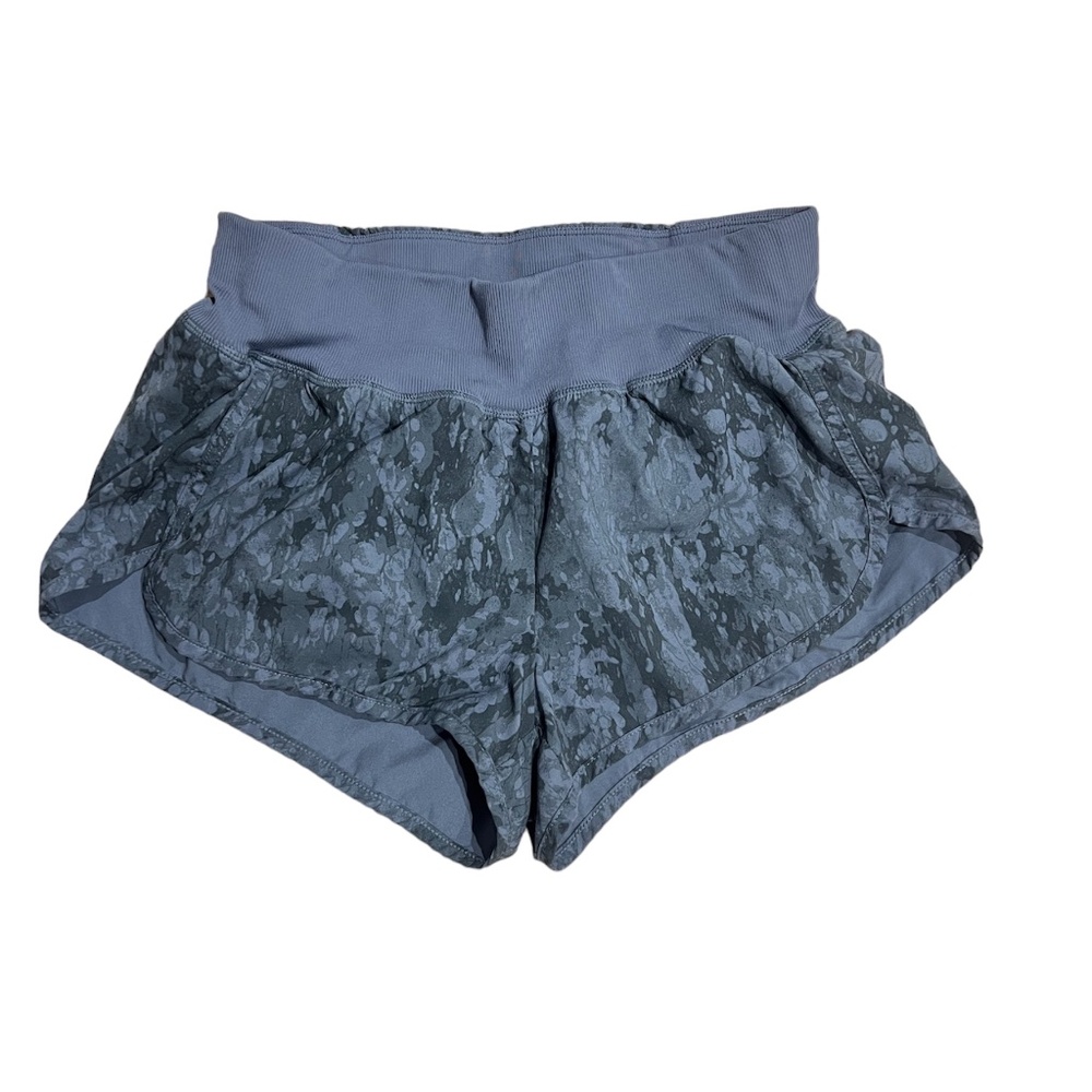 Z by Zella Blue Folkstone Acacia Print Athletic Shorts (S)